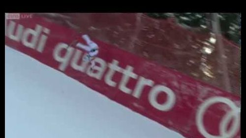 Peter fill crush kitzbÜhel 2013 - herren-abfahrt world cup downhill - sturz - sieger dominik paris