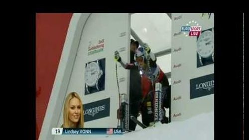Chute lindsey vonn schladming 2013