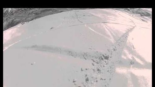 Les menuires, radio mast, clip 06