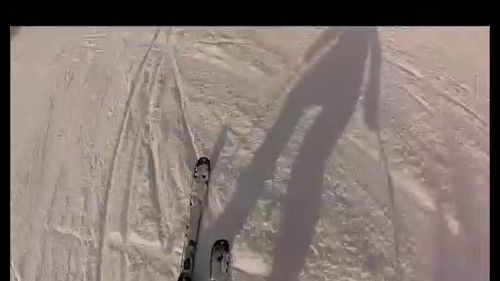 Nikyar snowboarding + Lizzy downhill skiing + Dario telemarking @ Bobbio
