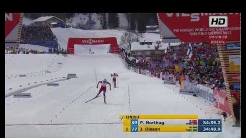 Men's 15 km val di fiemme 2013  - petter northug world-champion