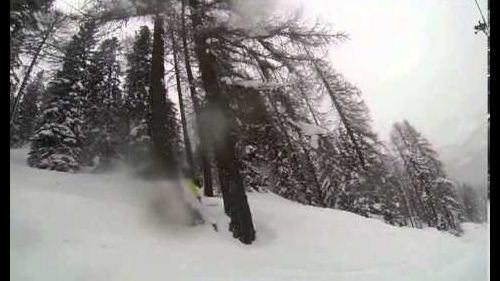 GoPro Hero3 snowboard & freeride a Cortina d'Ampezzo