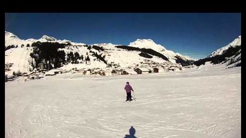 Mum still skiing in Lech Am Arlberg