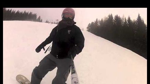 Snowboarding at Folgaria Italy