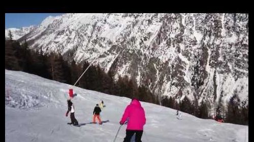 Scenic downhill skiing