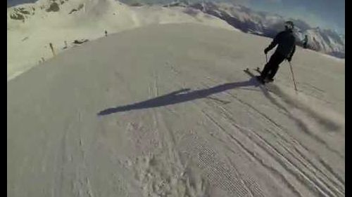 Davos skiing with larry i