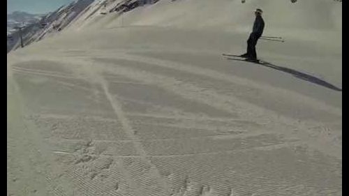 Davos skiing with Larry II