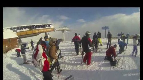 Test GoPro Hero 3 at skiing session animal version St Lary Soulan