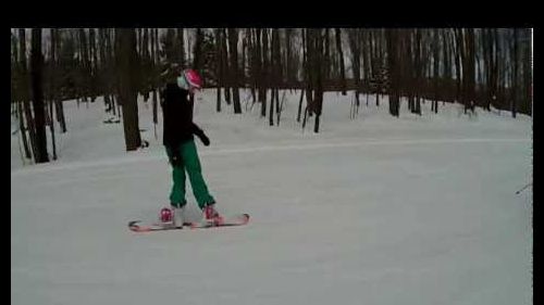 Family skiing