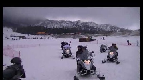 Weekend Neve a Campitello Matese Cral Tecnocap, percorso motoslitte in gruppo