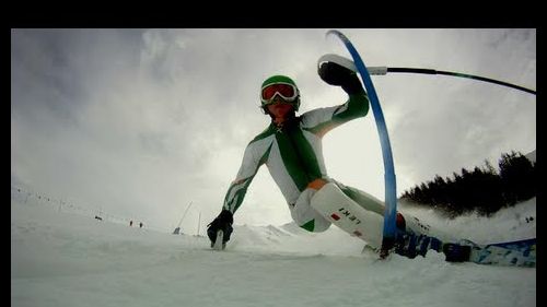 Slalom Training Pila, Italy - GoPro HD