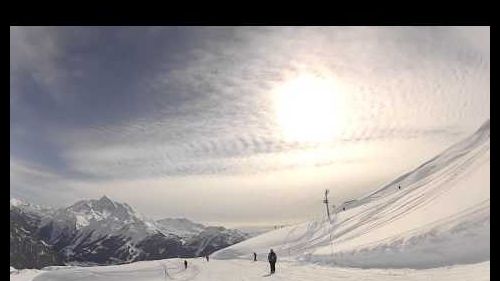 Skiing March 2013 - La Rosière France 2013 GoPro