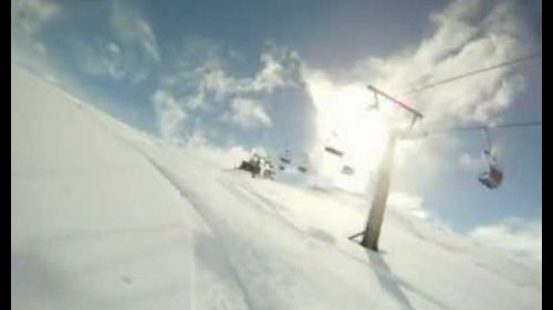 jafferau powder snowboarding