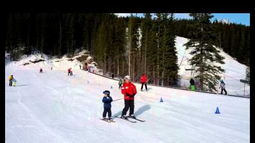 David skiing 2