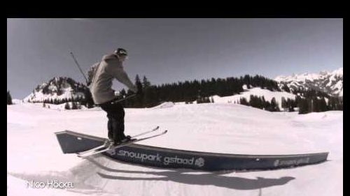 Snowpark Gstaad: Freeski Springin' - 27-03-2013