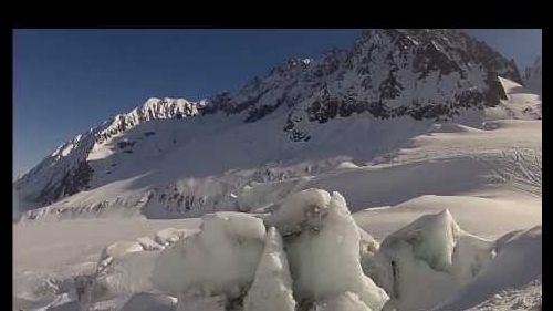 Rando freeride ski Chamonix Mt-Blanc - Avril 2013