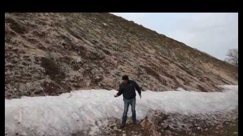 Neve a campo felice il 25 aprile