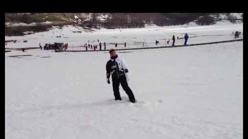 campitello matese windmill sulla neve