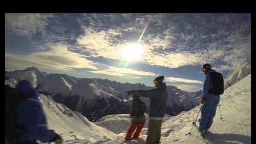 St. Anton deep powder skiing
