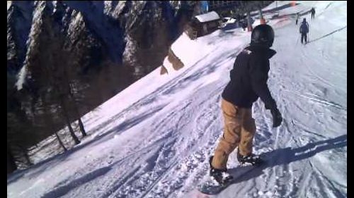 prali snowboarding