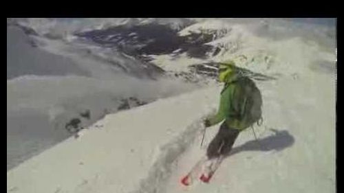 GoPRO hero 3HD Skiing - Powder, free-ride