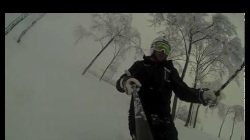 Freeski Monte Alpet Lollo with GoPro Hero 3 Black