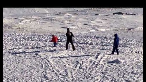 Palle di neve a Campo Imperatore 28/12/2013