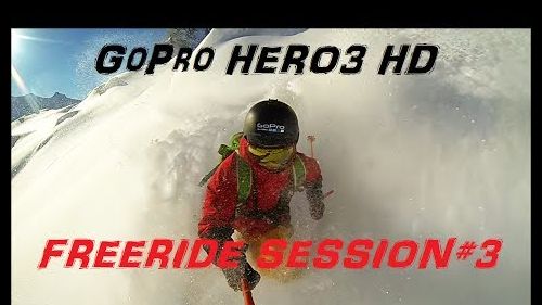 GoPro HERO3 HD  freeride session#3  TIGNES  01/01/14