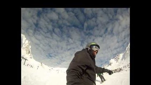 passo tonale snowboarding 2014