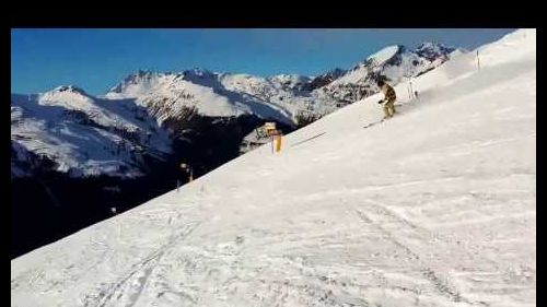 Davos extreme fast skiing