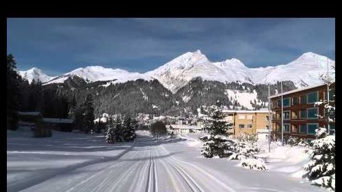 Cross country skiing in Davos