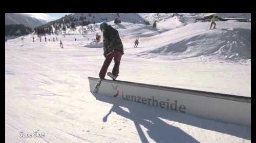 Snowpark Lenzerheide: New Area & Slide Side Freeski Followlines - 06.02.2014