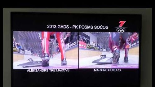 None of the 4 tretjakov start runs in skeleton in sochi 2014 olympics was fully broadcasted on tv