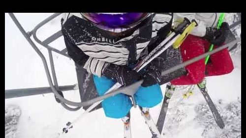 Alasdair Round skiing Les Gets February 2014 GoPro HD 1080p