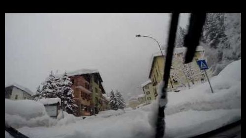 Nevicata a Campodolcino e Fraciscio