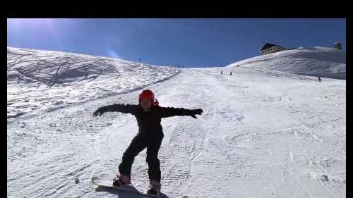 luca e umbe snowboard a Bielmonte