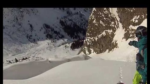 SNOWBOARD FREERIDE PASSO DEL TONALE CANALINO CASTELLACCIO