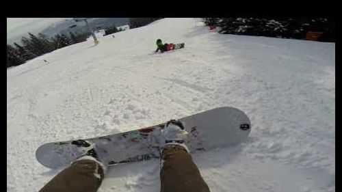 GOPRO fun snowboard Torgnon