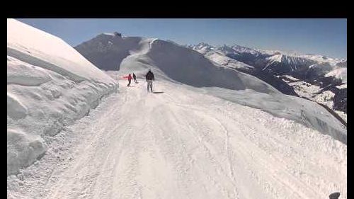 Skiing davos