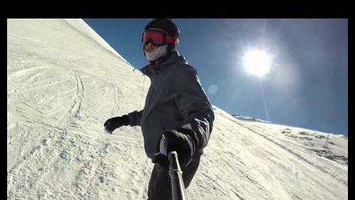 Snowboarding in France - Les 2 alpes 2014