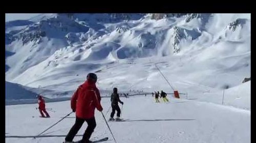 Steve down Anemone to Tignes Le Lac