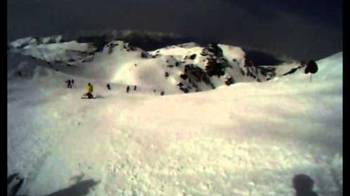 John howells skiing in courchevel