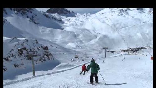 Andy skiing in the Tignes Val d'Isere area