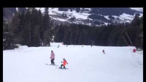 Freddie skiing in Les Gets 2014 video 5