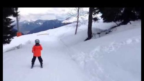 Freddie skiing in Les Gets 2014 video 4