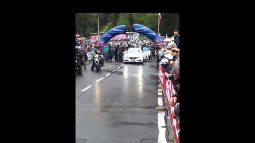 Partenza 16esima tappa Giro d'Italia (Ponte di Legno-Val Martello)