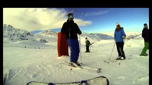 Arthur's skiing video val thorens 2014