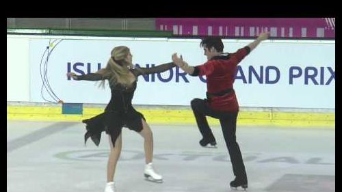 Holly moore/daniel klaber - jr. grand prix 2014/15, ljubljana - free dance