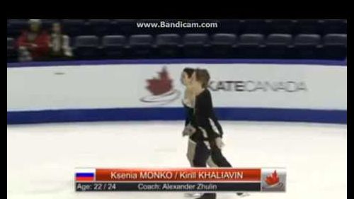 Ksenia monko/kirill khaliavin - skate canada 2014, kelowna - practice free dance