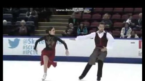 Sara hurtado/adria diaz - skate canada 2014, kelowna - practice short-dance